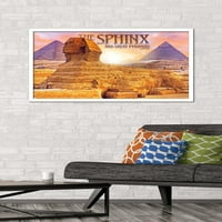 A nagy Szfin és piramisok fali poszter, 22.375 34