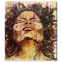 Wynwood Studio People és Portrék Wall Art Canvas nyomatok 'Marissa Anderson - Freedom' Portrék - Brown, Brown