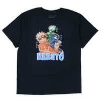 Naruto Shippuden Fiúk Anime Sasuke Kakashi Emelt Nyomtatott Gyerekek Póló Póló