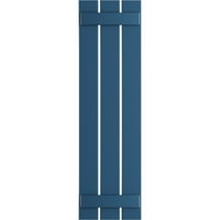Ekena Millwork 1 8 W 41 H True Fit PVC három tábla egymástól Board-n-léc redőnyök, Sojourn Kék
