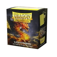 Dragon Shield kettős Matt Lightning Standard méretű ct kártya hüvelyek Értékcsomag