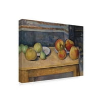 Védjegy Szépművészet „Az almával és a körtével való csendélet” vászon művészete: Paul Cezanne
