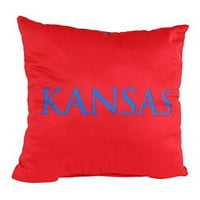 Kansas Jayhawks reverzibilis dekoratív párna