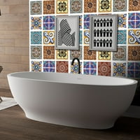 Peel and Stick marokkói stílusú Backsplash csempe konyha fürdőszoba padló fali matricák