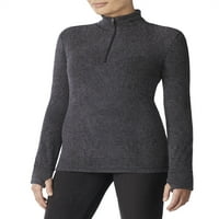 ClimateRight által Cuddl Duds Női Stretch gyapjú alapréteg fél Zip Thermal Top