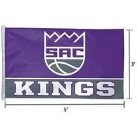Wincraft Sacramento Kings 3 '5' WordMark zászló
