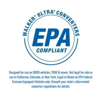 Walker kipufogó Ultra EPA Direct Fit katalizátor illik választ: 2013-HONDA ACCORD