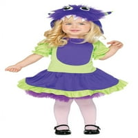 Leg Avenue Cuddle Monster lány Halloween díszes ruha jelmez kisgyermek számára, 2T-3T