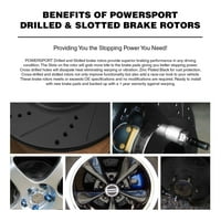 PowerSport első fékek és rotorok készlet