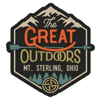 Mt. Sterling Ohio A Nagy Szabadban Design Hűtőmágnes