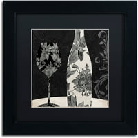 Védjegy Képzőművészet Vin Elegant I Canvas Art by Color Bakery Black Matte, Fekete Frame