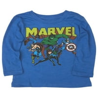 Jumping bab kisgyermek fiúk hosszú kék Marvel Spider-Man Hulk póló póló 3t