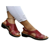 Eleluny Női ék sarok szandál nyitott Toe Platform alkalmi Kényelmes talp cipő méret női cipő US 9