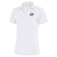 Női Antigua fehér Stockton Ports Tribute Polo