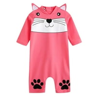 Baba lányok Onesies fürdőruha gyerek fiú 3D Rajzfilm egy strand fürdőruha ruhák fürdőruha 6 hónapos