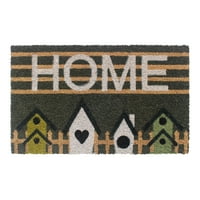 Rugsmith Multi Machine Tufted Home Birdhouse Deartmat, 18 X30