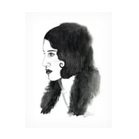 Grace Popp 'Gatsby Girl II' vászon művészet