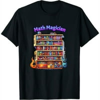 Math Magician vissza az iskolába Ajándékok női nyári pólók-hűvös grafika puha, kényelmes szövet
