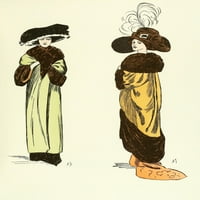 Les Cr_ateurs de la Mode Női kabátok Poszter Nyomtatás Alfred L. Jungbluth