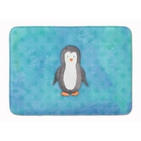 Carolines kincsek BB7376RUG Polkadot pingvin akvarell Gépben mosható memória hab szőnyeg, 27