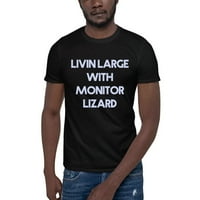 3XL Livin ' nagy Monitor gyík Retro stílusú Rövid ujjú pamut póló Undefined Ajándékok