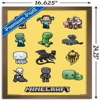 Minecraft-Karakterek Fali Poszter, 14.725 22.375