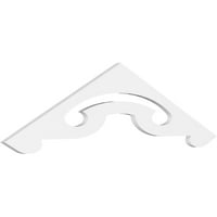 Ekena Millwork 48 W 12 H 1 P Pitch Northwest Építészeti minőségű PVC Gable Pediment