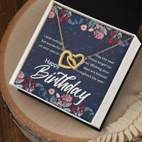 Boldog Születésnapot Üzenet Kártya Elválaszthatatlan Nyaklánc