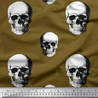 Soimoi Pamut Poplin Szövet Horror koponya Halloween nyomtatási szövet által Udvar széles