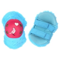 Littlemissmatched furrr-ízléses madárfajta multyport gyermek védőpadja, rózsaszín kék