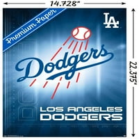 Los Angeles Dodgers-Logó Fali Poszter, 14.725 22.375