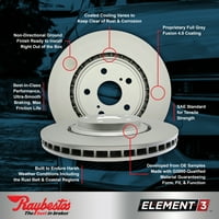 Raybestos Specialty Performance rotorok, Fits select: 1998-MERCEDES-BENZ ML