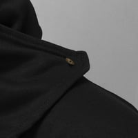 LEEy-world téli kabátok férfiaknak férfi Party Street blúz Trend köpeny magas gallérú személyiség egyszínű sötét stílusú