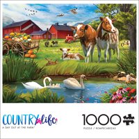 Buffalo Games 1000 darab vidéki élet megjelenítő Jigsaw rejtvények