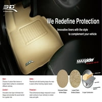 3D MAXpider minden időjárási Custom Fit padló bélések Ford F-250 F-F-Super SuperCrew Cab 2011-2012, klasszikus sorozat