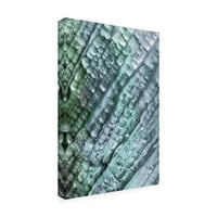 Eva Bane 'Easy Greens and Blues 05' Canvas Art