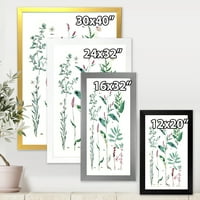 Designart „ősi növények” hagyományos keretes művészeti nyomtatás