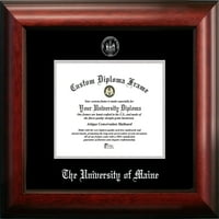 Maine Egyetem 9w 7h ezüst dombornyomott Diploma keret