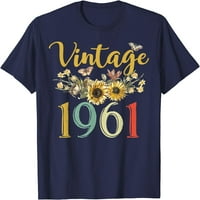 Fa Vintage napraforgó 62. Születésnap félelmetes óta póló