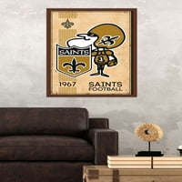 New Orleans Saints-Retro Logó Fali Poszter, 22.375 34