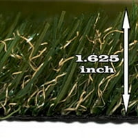 W alakú Beltéri Kültéri mesterséges kerti fű Monofil PE-láb