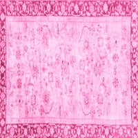 Ahgly Company Beltéri Téglalap Absztrakt Rózsaszín Modern Terület Szőnyegek, 2 '4'