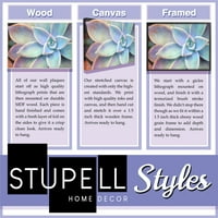 A Stupell otthoni dekorációs kollekció kevesebb ház több otthoni virágvonal illusztráció matrica vászon fali művészet