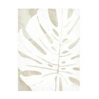 Június Erica Vess 'Linen trópusi sziluett I' Canvas Art