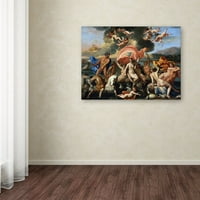 Védjegy Képzőművészet „A Vénusz születése” vászon művészete, Nicolas Poussin