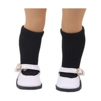 Fehér kötött Sport zokni készült babák kiegészítők Y0B7