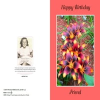Boldog születésnapot baráti üdvözlőkártya Ossza meg ezt azzal a különleges valakivel, aki fehér borítékkal szeszélyes