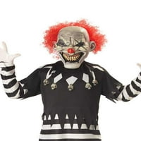 Califia Farms hátborzongató bohóc fiú Halloween díszes ruha jelmez gyermek, XL