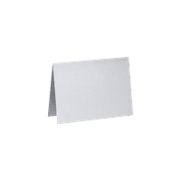 Luxpaper egy hajtogatott kártya, ezüst metál, 1 2, 500 csomag