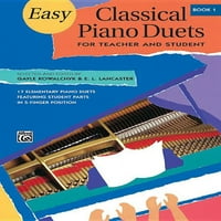 Alfred Masterwork Editions: könnyű klasszikus zongora duettek tanár és diák számára, Bk